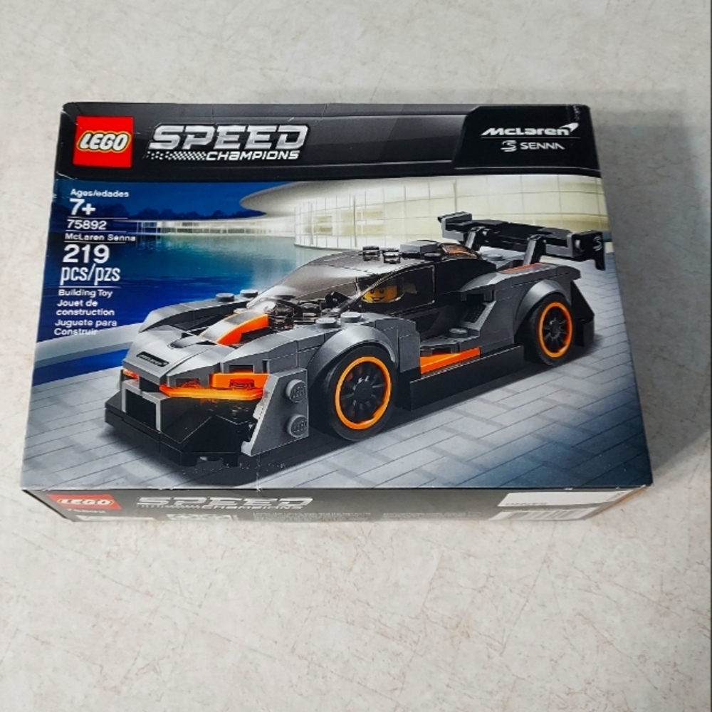 LEGO Speed Champions McLaren Senna Grey Sports Car Set 75892